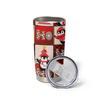 Cute Christmas Penguin Tumbler Cup Cozy Winter Ho Ho Ho Holiday Fun - Wonder Print Shop