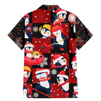 Penguin Winter Sports Christmas Family Matching Mermaid Dress and Hawaiian Shirt Cute Holiday Ski Snow Fun - Wonder Print Shop