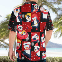 Penguin Winter Sports Christmas Hawaiian Shirt Cute Holiday Ski Snow Fun - Wonder Print Shop