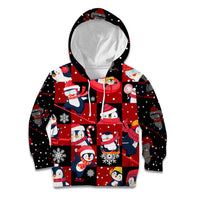 Penguin Winter Sports Christmas Kid Hoodie Cute Holiday Ski Snow Fun - Wonder Print Shop