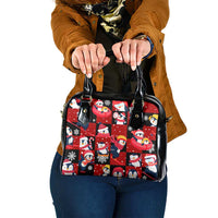Penguin Winter Sports Christmas Shoulder Handbag Cute Holiday Ski Snow Fun - Wonder Print Shop