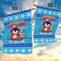 Funny Grumpy Penguin Christmas Garden Flag All I Want for Christmas Is You To Leave Me Alone - Wonder Print Shop