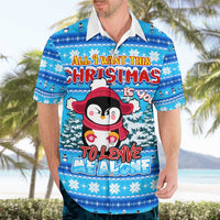 Funny Grumpy Penguin Christmas Hawaiian Shirt All I Want for Christmas Is You To Leave Me Alone - Wonder Print Shop