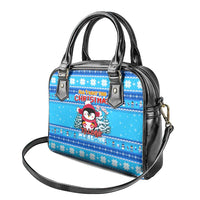 Funny Grumpy Penguin Christmas Shoulder Handbag All I Want for Christmas Is You To Leave Me Alone - Wonder Print Shop