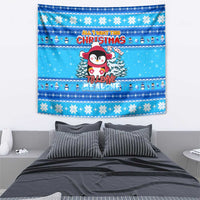 Funny Grumpy Penguin Christmas Tapestry All I Want for Christmas Is You To Leave Me Alone - Wonder Print Shop