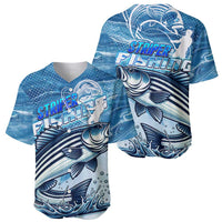 Striper Fishing Baseball Jersey Striped Bass Angler - Wonder Print Shop