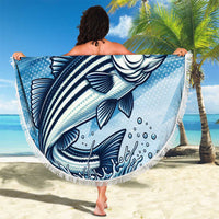 Striper Fishing Beach Blanket Striped Bass Angler - Wonder Print Shop
