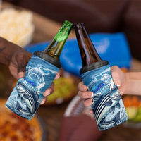 Striper Fishing 4 in 1 Can Cooler Tumbler Striped Bass Angler - Wonder Print Shop