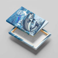 Striper Fishing Canvas Wall Art Striped Bass Angler - Wonder Print Shop