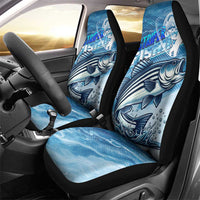 Striper Fishing Car Seat Cover Striped Bass Angler - Wonder Print Shop