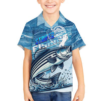 Striper Fishing Hawaiian Shirt Striped Bass Angler - Wonder Print Shop
