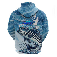 Striper Fishing Hoodie Striped Bass Angler - Wonder Print Shop