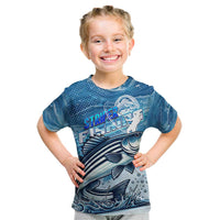 Striper Fishing Kid T Shirt Striped Bass Angler - Wonder Print Shop