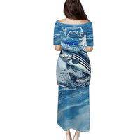 Striper Fishing Puletasi Striped Bass Angler - Wonder Print Shop