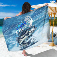 Striper Fishing Sarong Striped Bass Angler - Wonder Print Shop