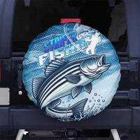 Striper Fishing Spare Tire Cover Striped Bass Angler - Wonder Print Shop