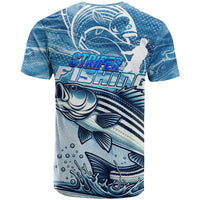 Striper Fishing T Shirt Striped Bass Angler - Wonder Print Shop
