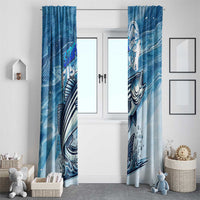 Striper Fishing Window Curtain Striped Bass Angler - Wonder Print Shop