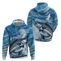 Striper Fishing Zip Hoodie Striped Bass Angler - Wonder Print Shop
