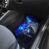 Blue Lightning Striped Bass Car Mats Power Surge Fishing Hook Electric Print - Wonder Print Shop