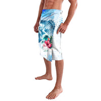 Striped Bass Whisperer Lavalava Tropical Wave Fishing Design - Wonder Print Shop