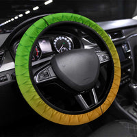 Bass Fishing Steering Wheel Cover Tropical Explosion Angler Design - Wonder Print Shop