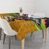 Bass Fishing Tablecloth Tropical Explosion Angler Design - Wonder Print Shop