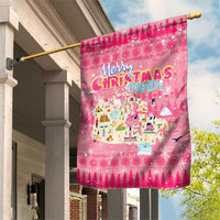 Merry Christmas Canada Garden Flag Xmas Travel Map - Wonder Print Shop