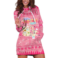 Merry Christmas Canada Hoodie Dress Xmas Travel Map - Wonder Print Shop