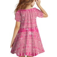 Merry Christmas Canada Kid Short Sleeve Dress Xmas Travel Map - Wonder Print Shop