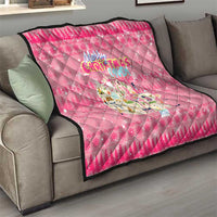 Merry Christmas Canada Quilt Xmas Travel Map - Wonder Print Shop