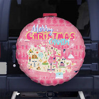 Merry Christmas Canada Spare Tire Cover Xmas Travel Map - Wonder Print Shop