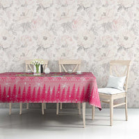 Merry Christmas Canada Tablecloth Xmas Travel Map - Wonder Print Shop