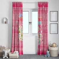 Merry Christmas Canada Window Curtain Xmas Travel Map - Wonder Print Shop