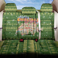 Merry Christmas Switzerland Back Car Seat Cover Xmas Travel Map - Wonder Print Shop
