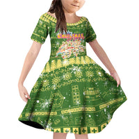 Merry Christmas Switzerland Family Matching Off Shoulder Short Dress and Hawaiian Shirt Xmas Travel Map - Wonder Print Shop