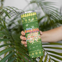 Merry Christmas Switzerland Skinny Tumbler Xmas Travel Map - Wonder Print Shop