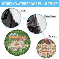 Merry Christmas Switzerland Spare Tire Cover Xmas Travel Map - Wonder Print Shop