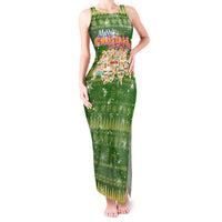 Merry Christmas Switzerland Tank Maxi Dress Xmas Travel Map - Wonder Print Shop