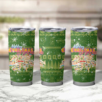 Merry Christmas Switzerland Tumbler Cup Xmas Travel Map - Wonder Print Shop