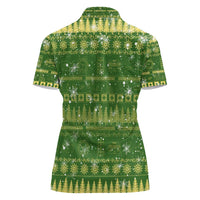 Merry Christmas Switzerland Women Polo Shirt Xmas Travel Map - Wonder Print Shop