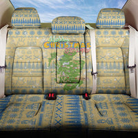 Merry Christmas Scotland Back Car Seat Cover Xmas Travel Map - Wonder Print Shop