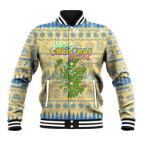 Merry Christmas Scotland Baseball Jacket Xmas Travel Map - Wonder Print Shop