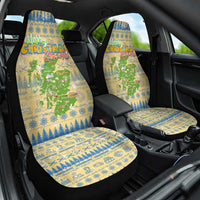 Merry Christmas Scotland Car Seat Cover Xmas Travel Map - Wonder Print Shop
