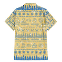 Merry Christmas Scotland Family Matching Mermaid Dress and Hawaiian Shirt Xmas Travel Map - Wonder Print Shop