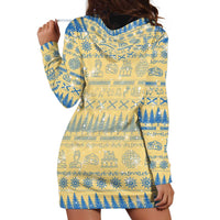 Merry Christmas Scotland Hoodie Dress Xmas Travel Map - Wonder Print Shop