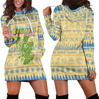 Merry Christmas Scotland Hoodie Dress Xmas Travel Map - Wonder Print Shop