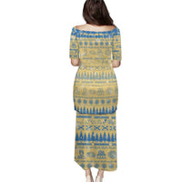 Merry Christmas Scotland Puletasi Xmas Travel Map - Wonder Print Shop