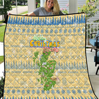 Merry Christmas Scotland Quilt Xmas Travel Map - Wonder Print Shop