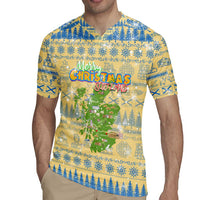 Merry Christmas Scotland Rugby Jersey Xmas Travel Map - Wonder Print Shop